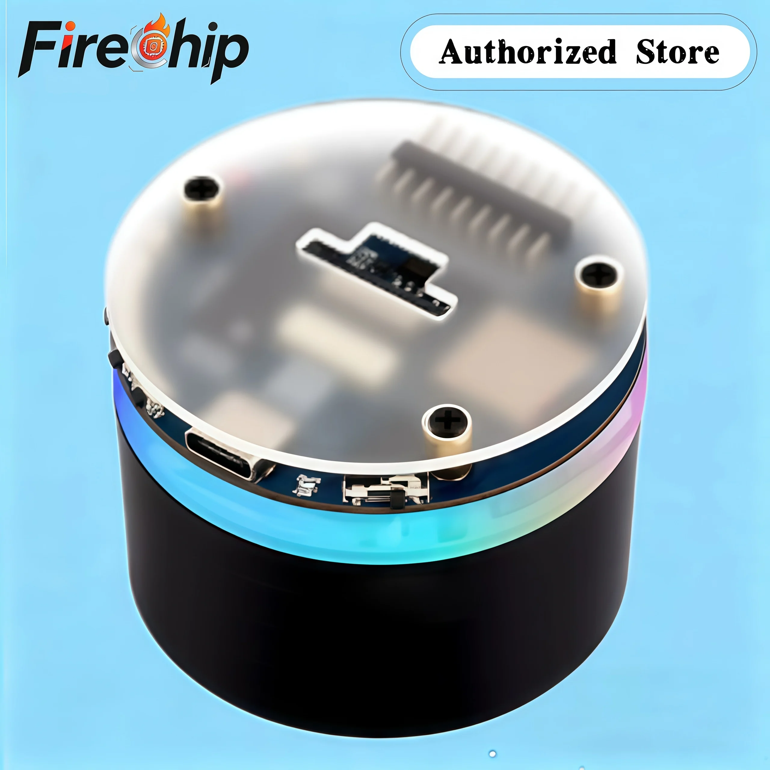 FireChip Waveshare ESP32-S3 AI Smart Speaker ESP32 Audio, dźwięk przestrzenny, oświetlenie RGB, z podwójnym cyfrowym zestawem mikrofonów — zdjęcie produktu 2