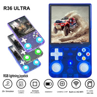 New R36 ULTRA Game Consola 4.0 IPS Screen Retro Handheld Game Player Portatil Console 64GB 10000+ Video Games for PSP/for MD
