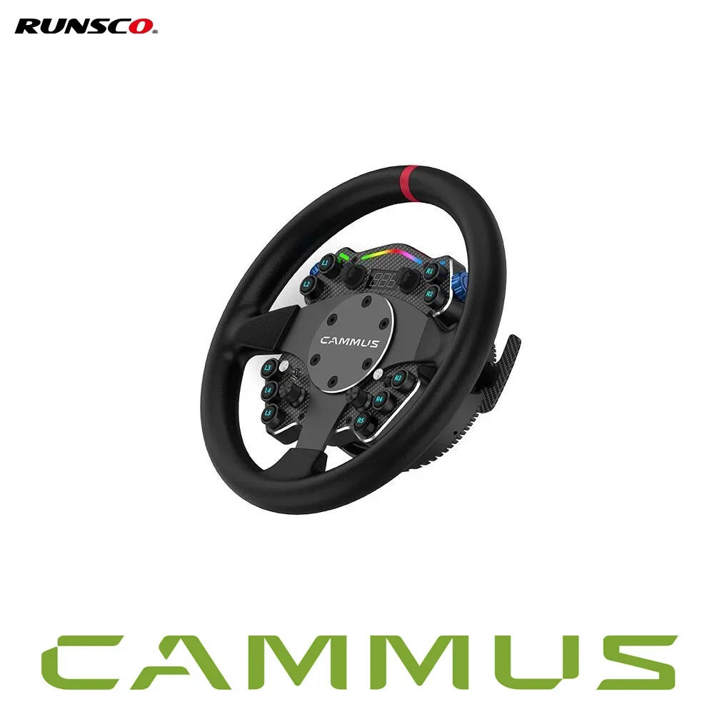 عجلة القيادة CAMMUS C12 ذات الدفع المباشر 12N·m+CAMMUS CS5 قاعدة عجلات القيادة المباشرة (2 في 1)