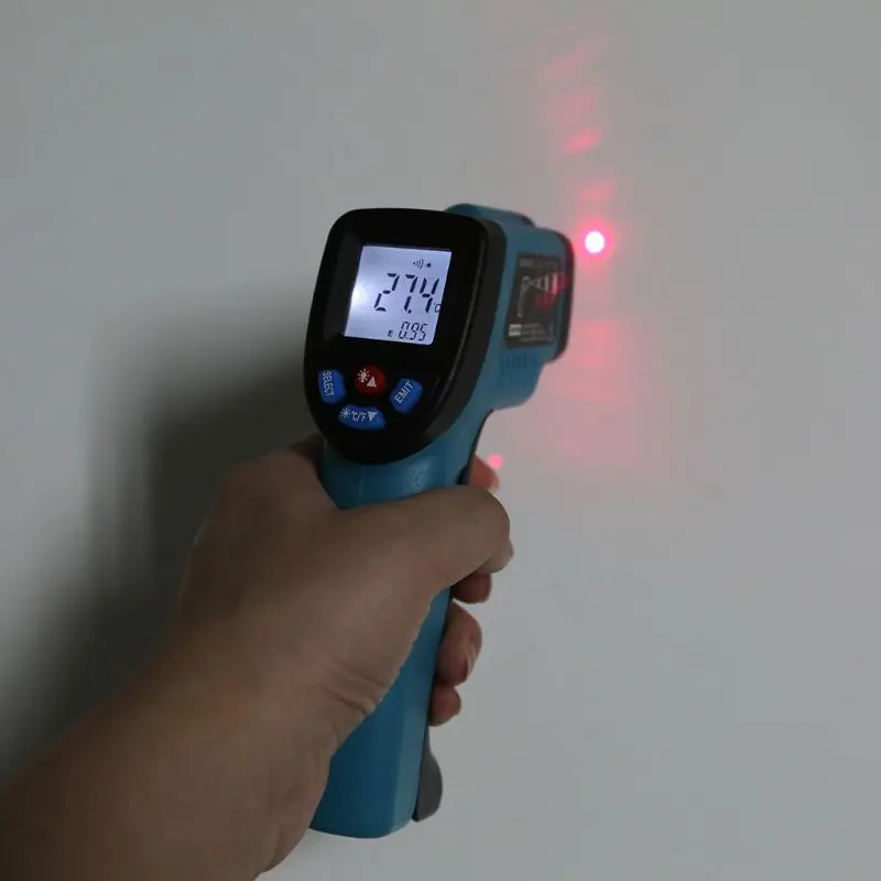 Digital Infrared Thermometer Gun Non Contact Temperature Gun -58°F ~1022°F/-50°C ~ 550°C Not for Human Body Drop Shipping