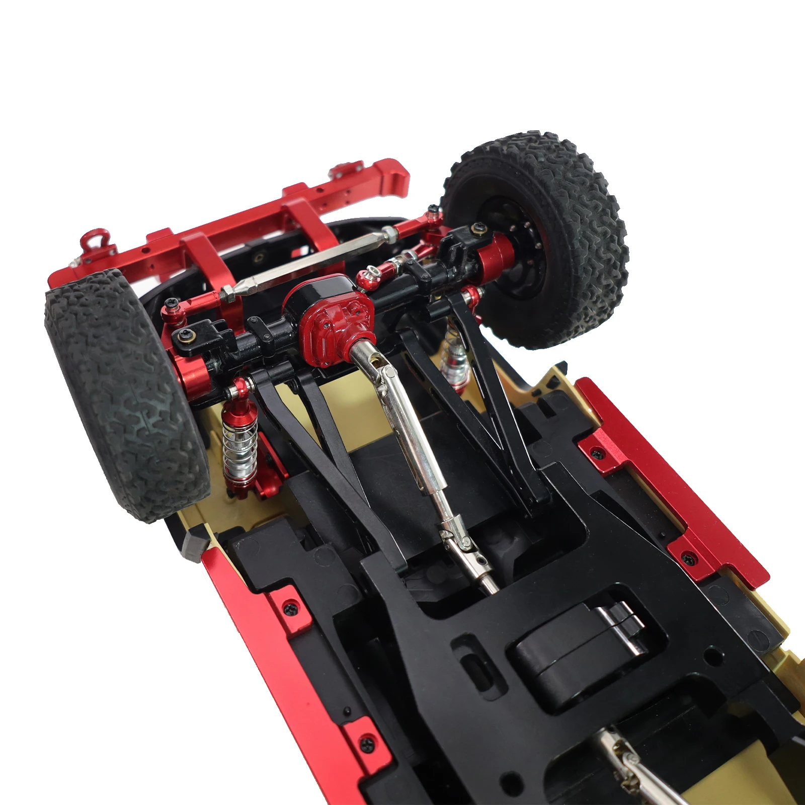 金属製フロントおよびリアアクスルリアプルロッドキット MN モデル 1/12 MN82T LC79 MN82S MN82Pro MN82 リモートコントロールカーアクセサリー用