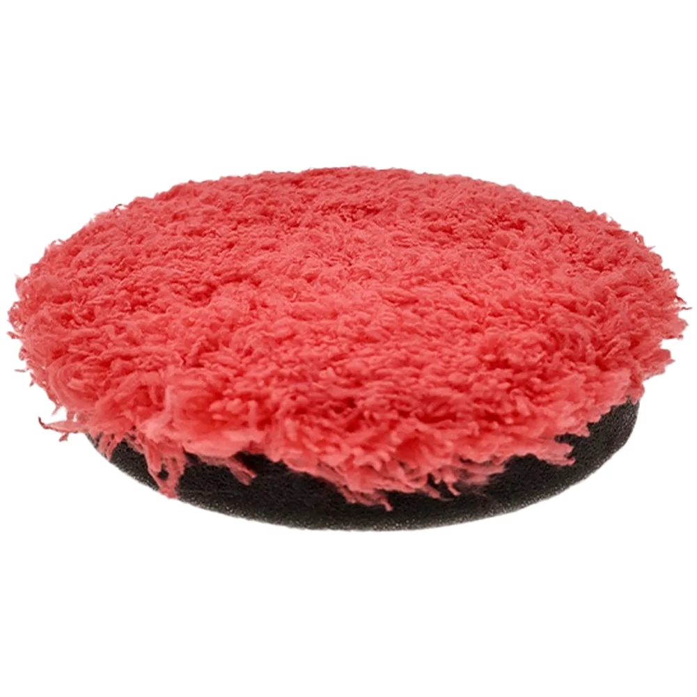 For automotive Detailing Polishing Pads with Fastening Backing for Quick Attachment to Orbital and Rotary Polishers
