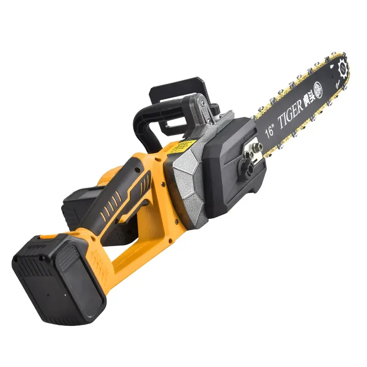 2024 new hot sale large capacity Lithium chainsaw    Long-lasting endurance and strong power   Hand-held electric chain saw