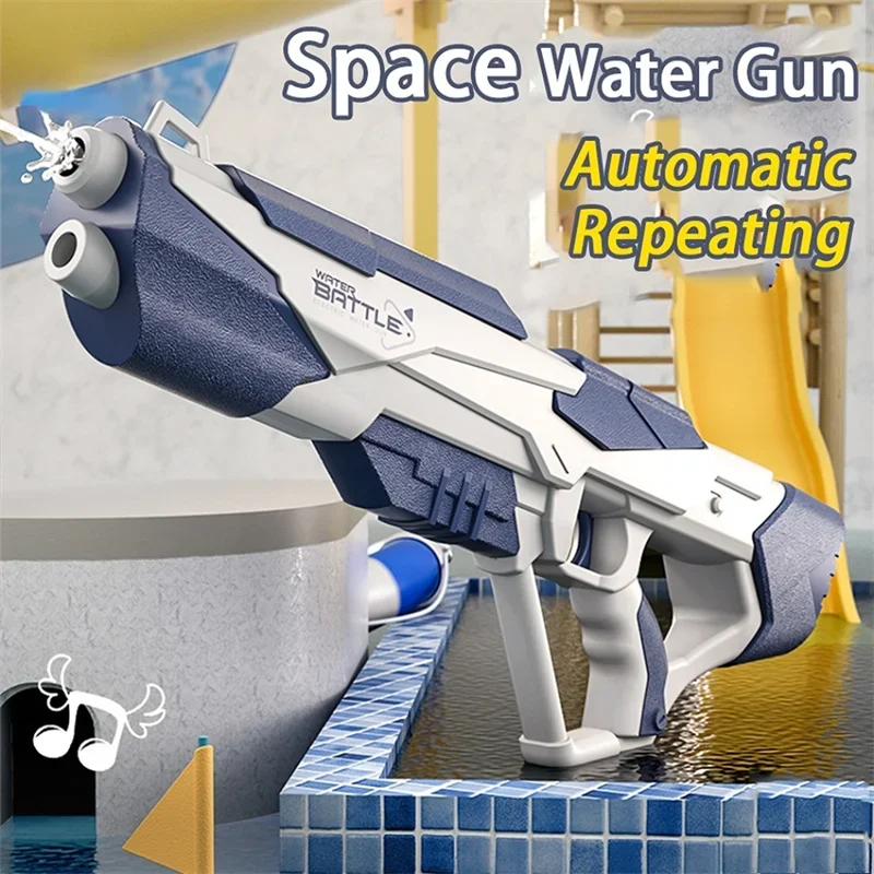 

Space Water Gun Electric Automatic Water Absorption Water Fights Toy Outdoor Beach Swimming Pool Bath Toys For Children Kid Gift