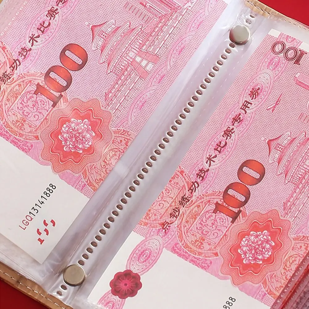 With Password Lock 100 Envelopes Money Saving Challenge Get Rich Save Money Money Collection Book Waterproof Portable
