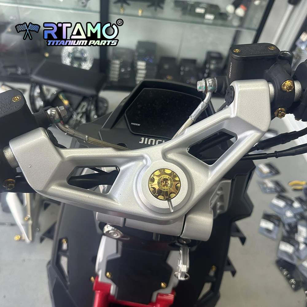 RTAMO Titanium Bolt M12 M14 Center Bolt for Italjet Yamaha R3