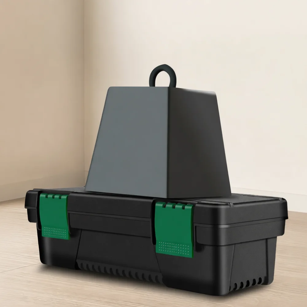 Compact Household Tool Box Portable Plastic Storage Organizer Case Hardware Container For Electrician Repair Maintenance