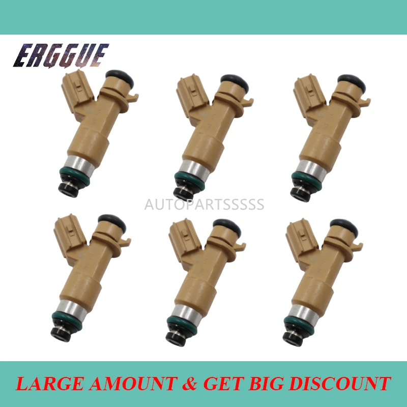 

6PCS Original Fuel Injectors 16450-RDV-J01 16450RDVJ01 1581484 FJ929 For 2005 2006 2007 Honda Accord Hybrid 3.0L V6 Engine