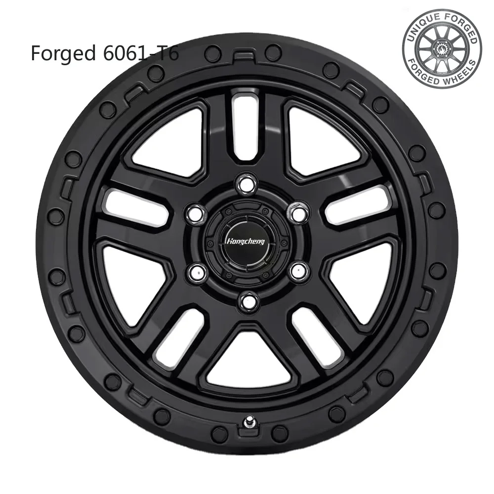 

New model of 26Hot Selling Six Hole Five Spoke Design One-Piece Alloy Forged Wheels for Off-Road Rims Modification and Upgrading