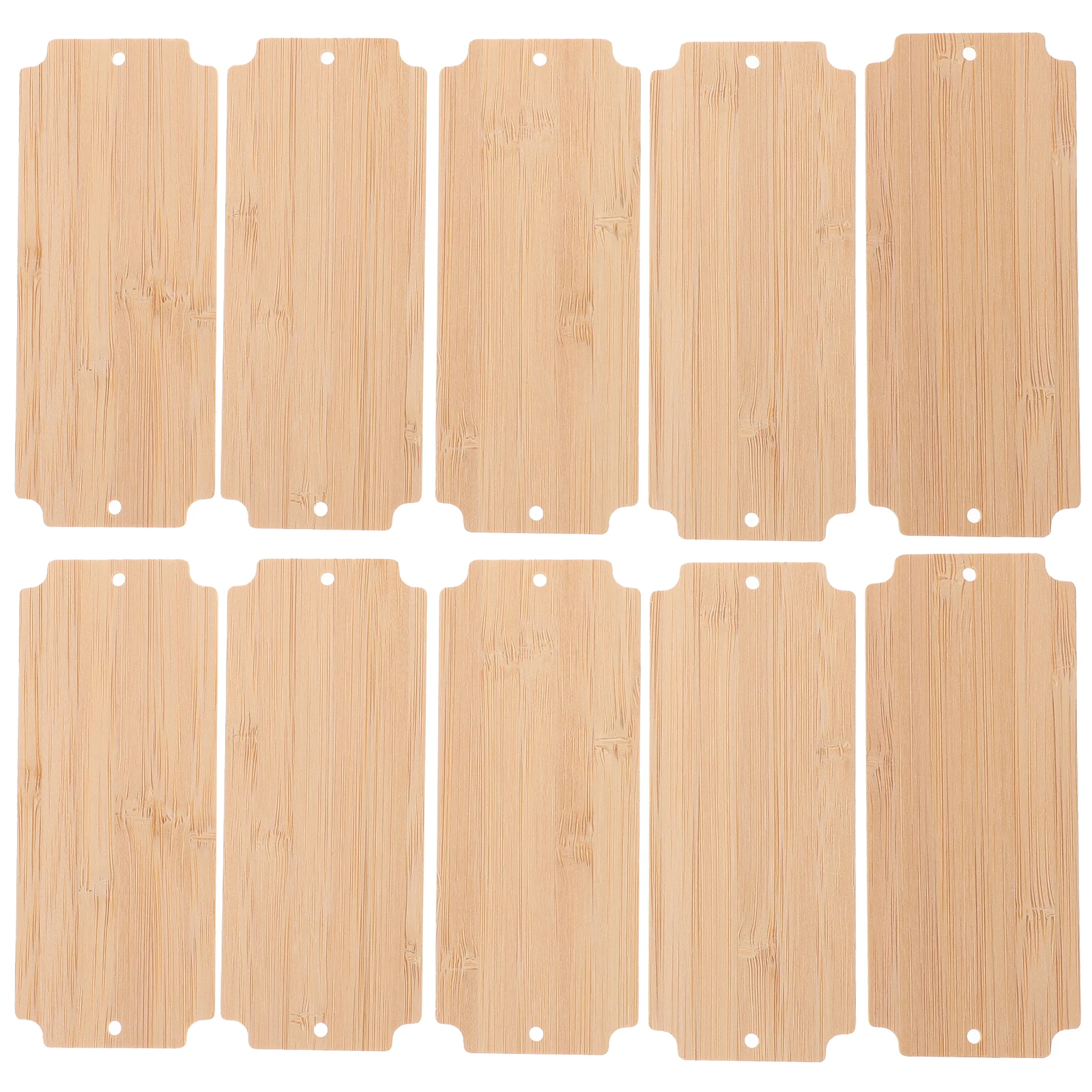 

10pcs Bamboo Bookmark Material Craft Bamboo 12cmx5cmx0.2cm DIY Blanks Craft Supplies Kids Painting Toys Gift Tags