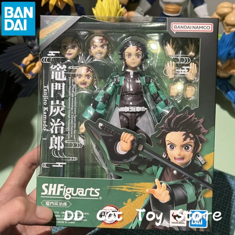 

Genuine BANDAI SHF Demon Slayer Kamado Tanjirou Nezuko Tomioka Giyuur Demon Slaying Corps 14cm Anime Action Figure Birthday Gift