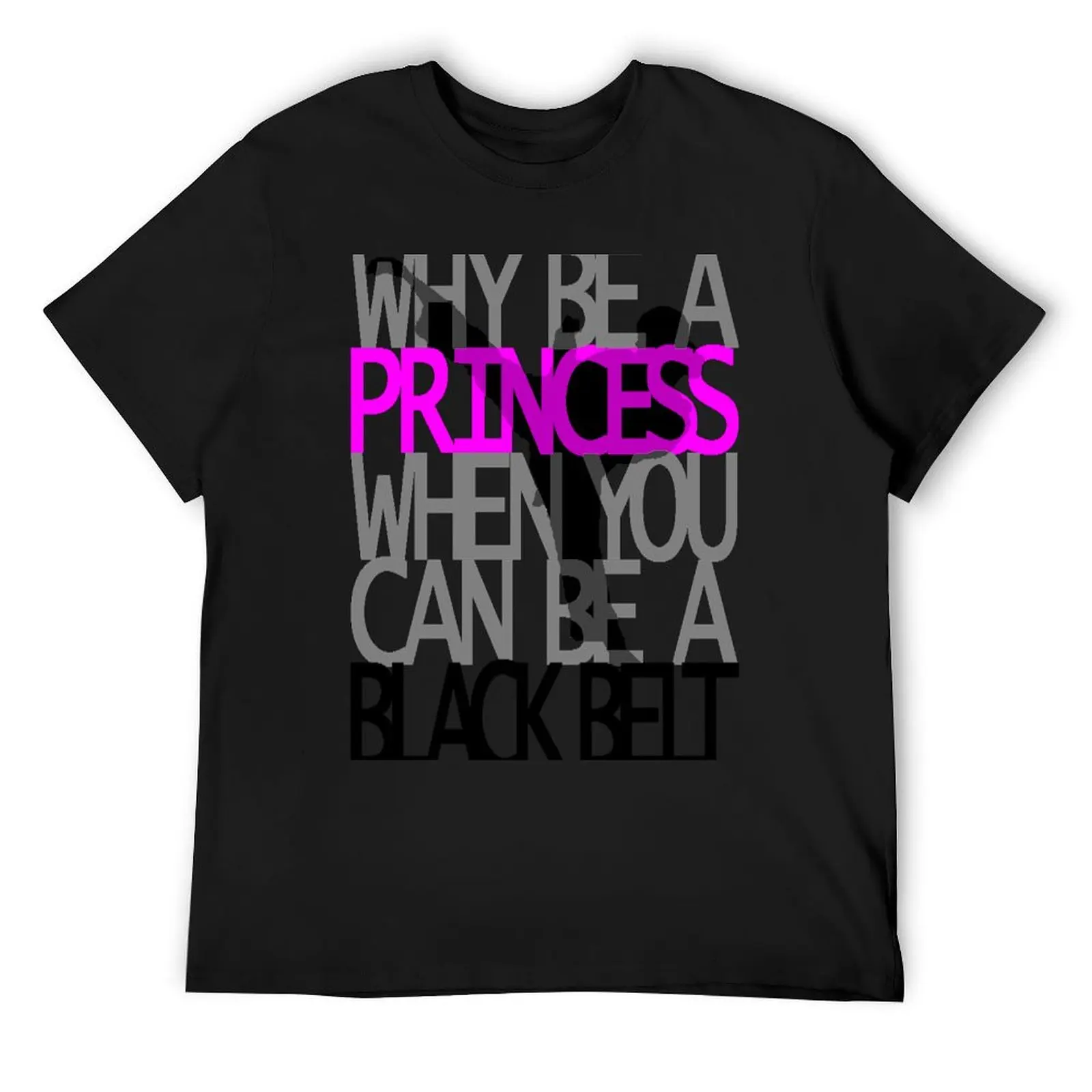 Why Be A Princess? T-Shirt anime blue archive blacks mens workout shirts