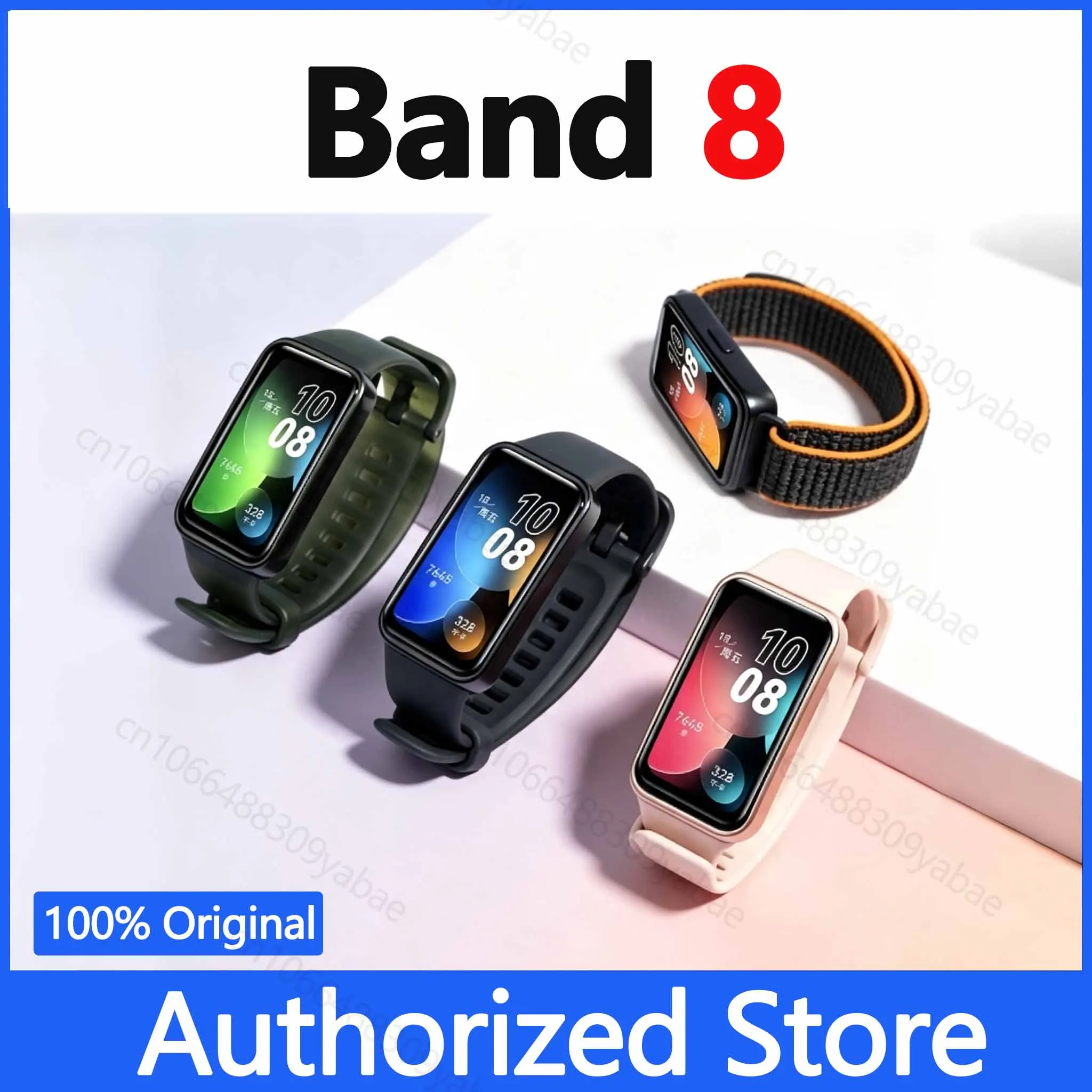純正huawei-band-8スマートリストバンド、147インチamoled、5atm防水、健康フィットネストラッカー、iosおよびandroid対応の14日間バッテリー持続