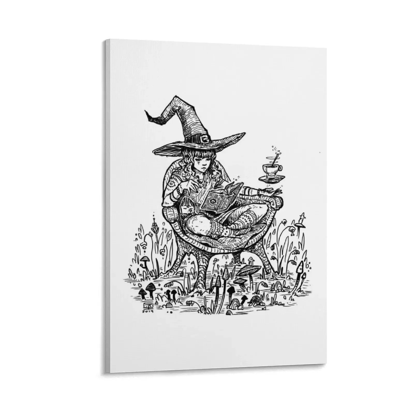 

Witch's Garden Canvas Painting painting Decoration for bedroom Wall decoration poster