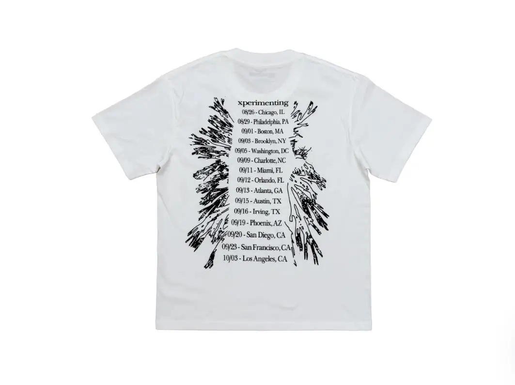 2026 Ken Carson Xperiment Tour Merch Tee Limited Edition Print Short Sleeve T-Shirt TX1906
