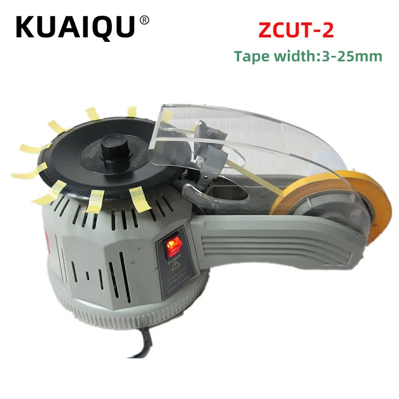 KUAIQU ZCUT-2 Tape Machine Automatic Tape Cutting Machine 3-25MM Paper Cutter Tape Dispenser Office Packaging Tools 110V / 220V