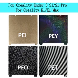 For Creality K1 Max Build Plate K1C Bed Creality k1 Build Plate PET PEO PEY PEI Sheet 235x235 310x315 Ender 3 S1 Ender 3 V3 SE
