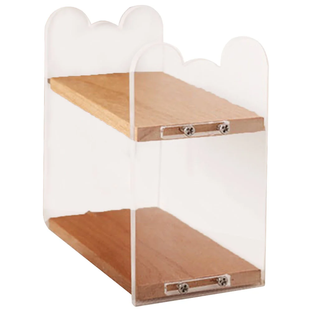 

Miniature Storage Rack Shelf for Dolls Small Bookshelf Dollhouse Furniture Bookshelves