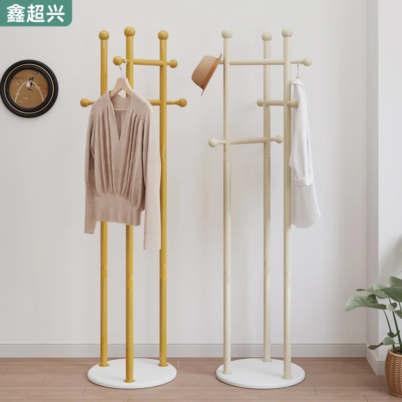 

Floor Standing Coat Rack for Indoor Use Modern Minimalist Clothing Hanger for Bedroom Home Iron Storage Rack for Bags and