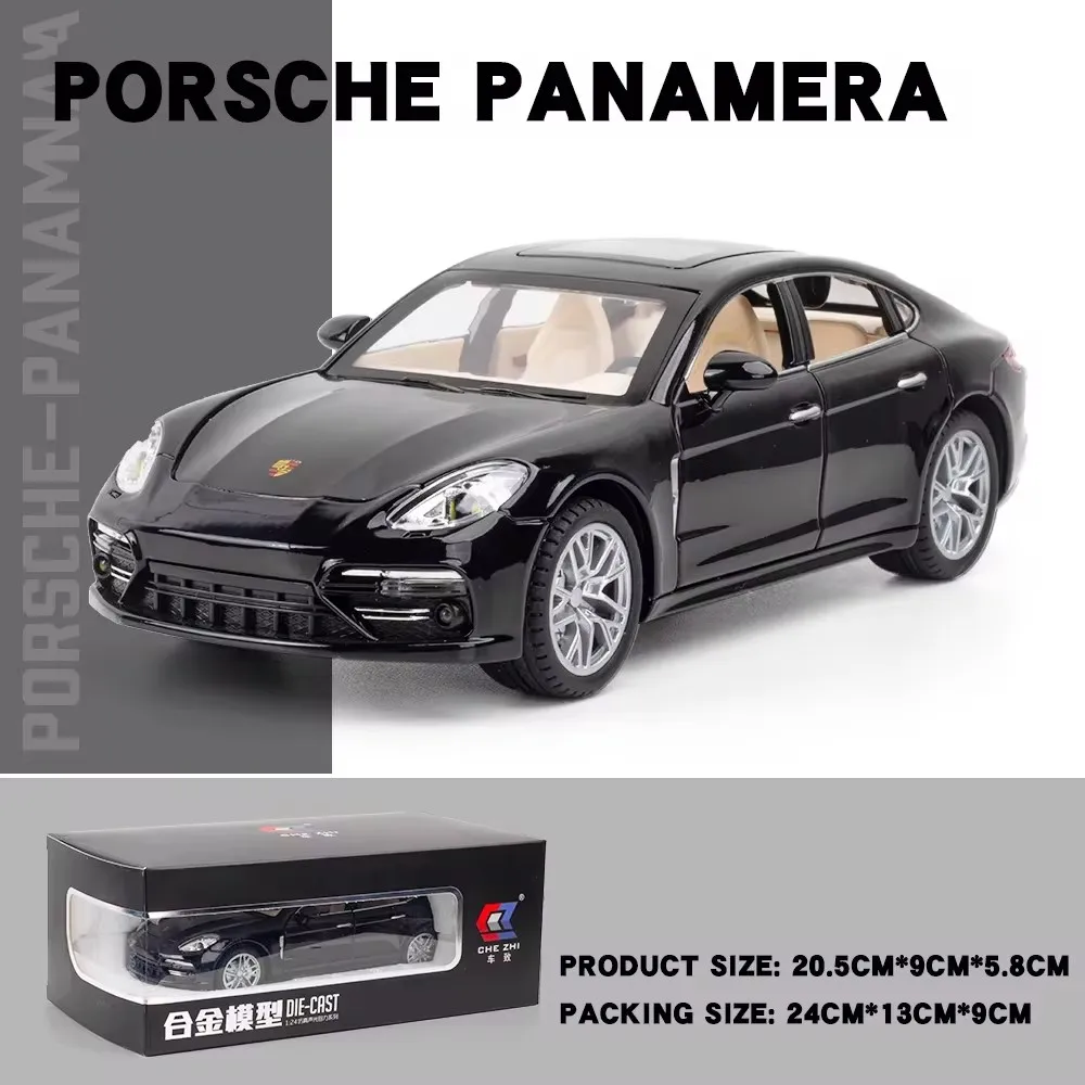 1:24 Scale Porsche Panamera Diecast Alloy Pull Back Car Collectable Toy Gifts for Children