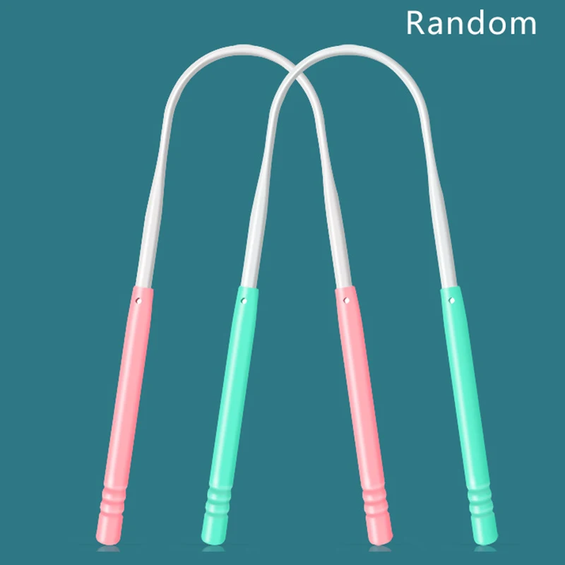 

1 шт., скребок для языка из сплава, очиститель свежего дыхания, зубная щетка для языка с покрытием, инструменты для ухода за полостью рта