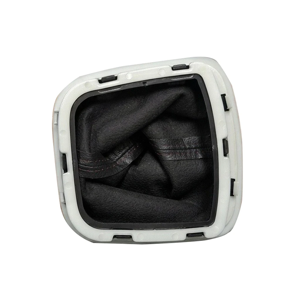 Car Gear Knob Cover Assembly For Polo Sedan For Vento 2009 2018 5 Speed Manual Transmission Synthetic Leather Gaiter Boot