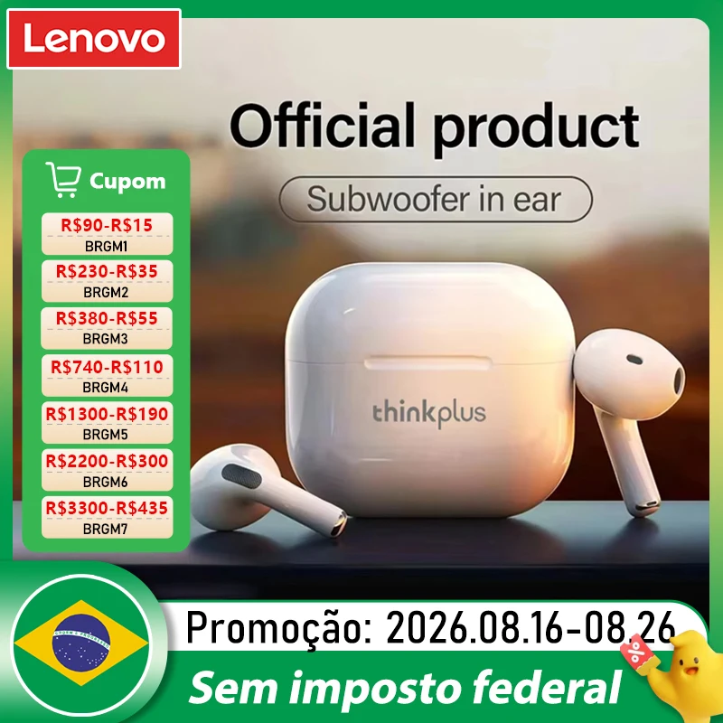 Lenovo lp40 sem fio bluetooth fones de ouvido tws controle toque fone de ouvido jogos hd chamada com microfone 2025 nova escolha