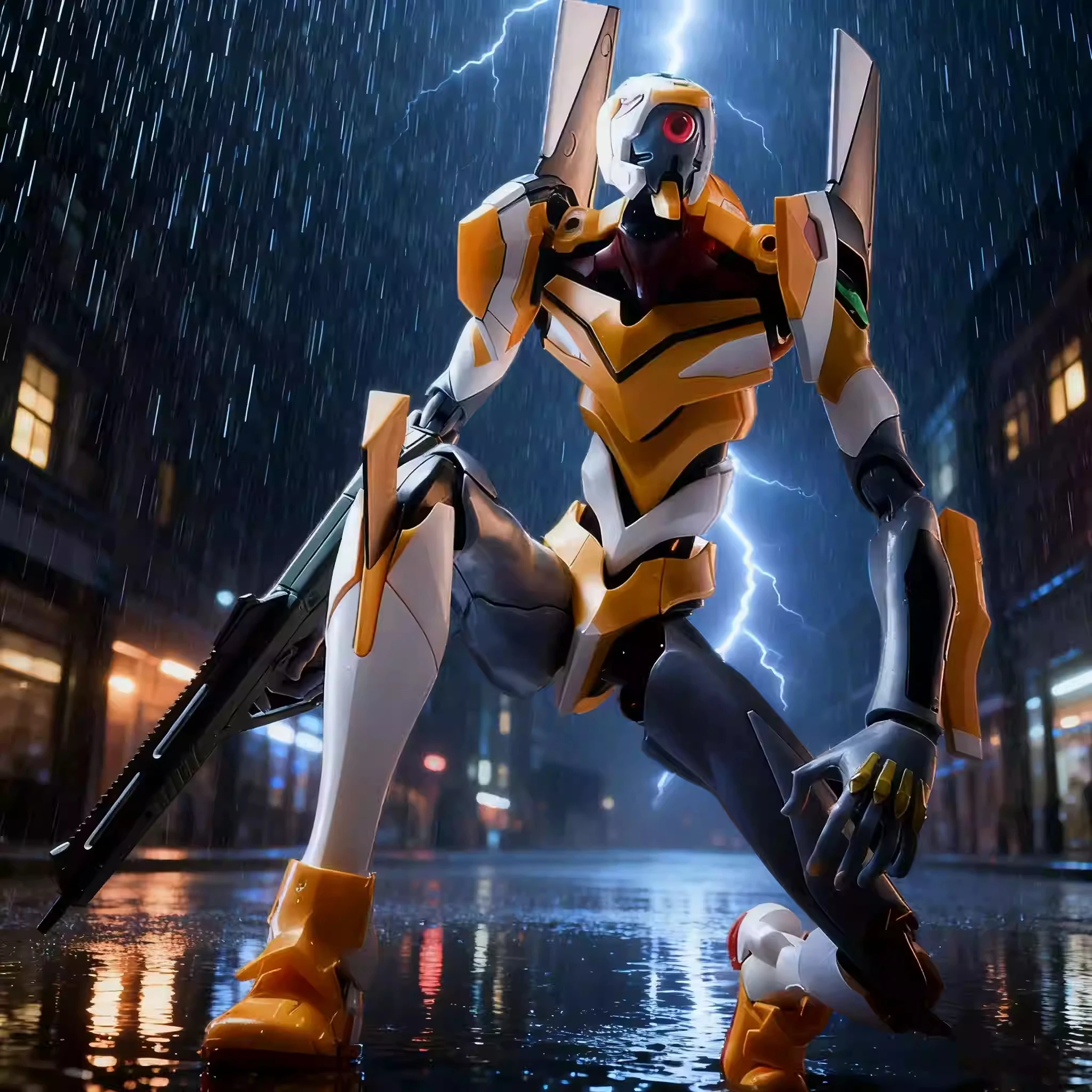 بلوك إيفانجيليون الأصلي EVA-01 شينجي إيكاري ‌   ري أيانامي ‌   نيون جينيسيس تجميعها عمل الشكل أنيمي روبوت درع اللعب الهدايا