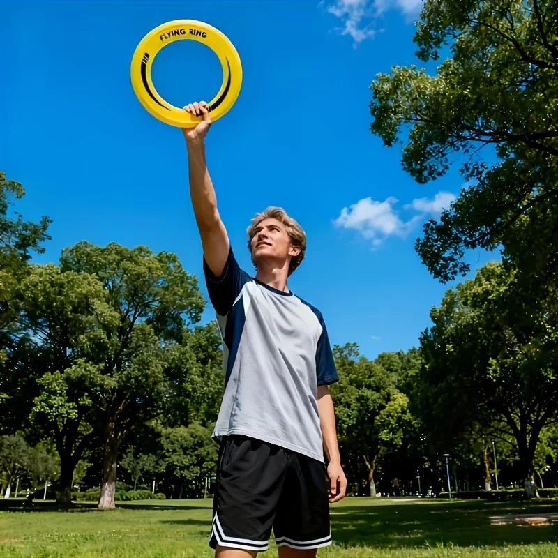 2Pcs Hollow Flying Ring Polypr - Flying Disc Dog Training Toy 评论和价格