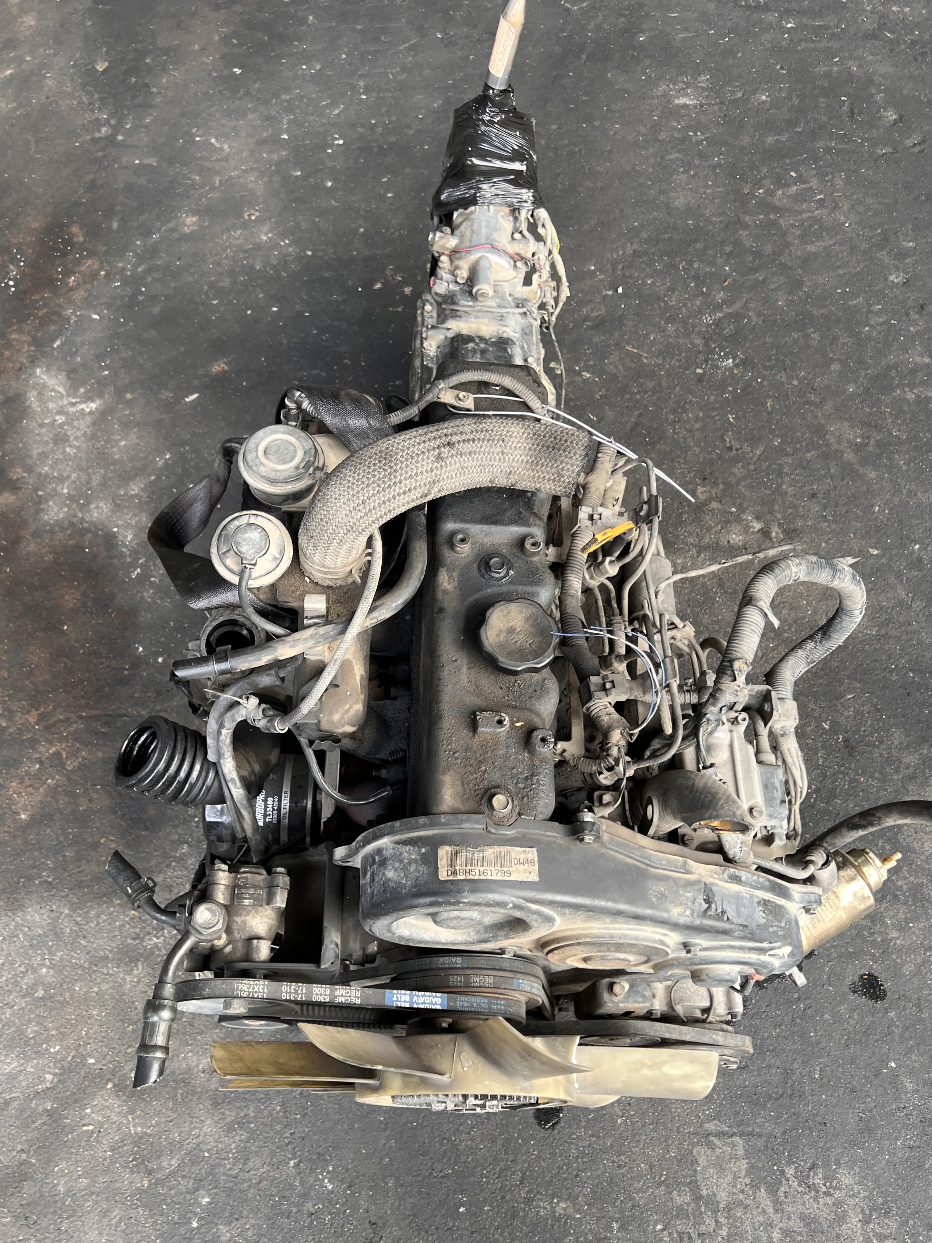 

Used Complete Diesel 2.5L Engine Assembly 4D56 4D56T With Gearbox For Hyundai Kai