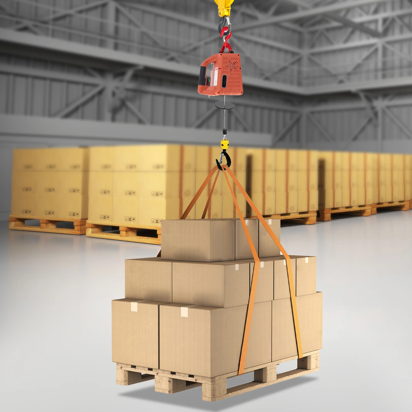 3 in 1 Electric Hoist Winch 1100LBS w/Wireless Remote Control 110V Lift 16ft/min