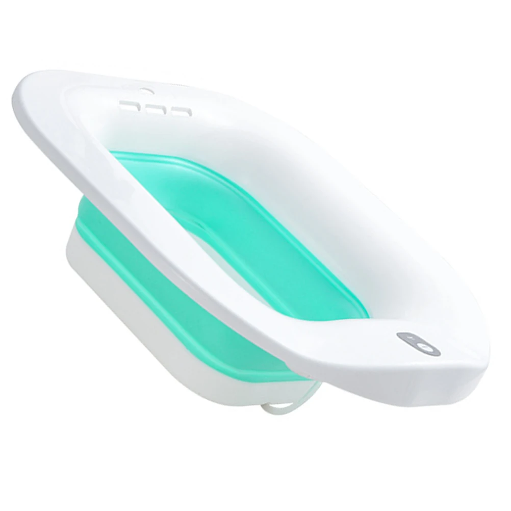 

Electric Sitz Bath Basin for Hemorrhoids Pregnant Women Elderly Postpartum Bathroom Relief Foldable PP TPR Material Wide Edge
