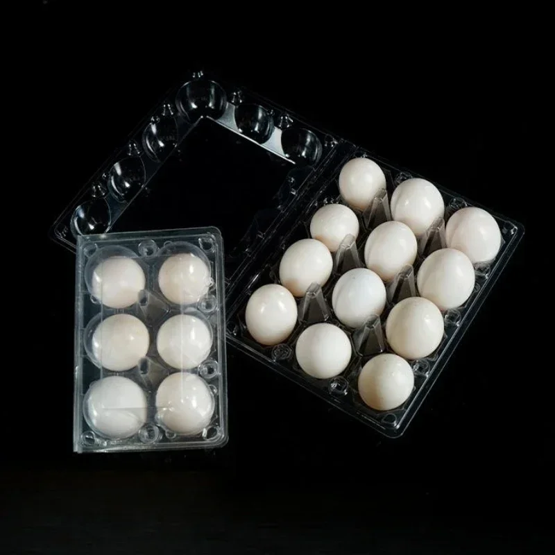 Pigeon Egg Drag Disposable Plastic Clear 6 Holes 12 Holes Quail Egg Little Egg Protection Tray Collision Avoidance Packaging Box