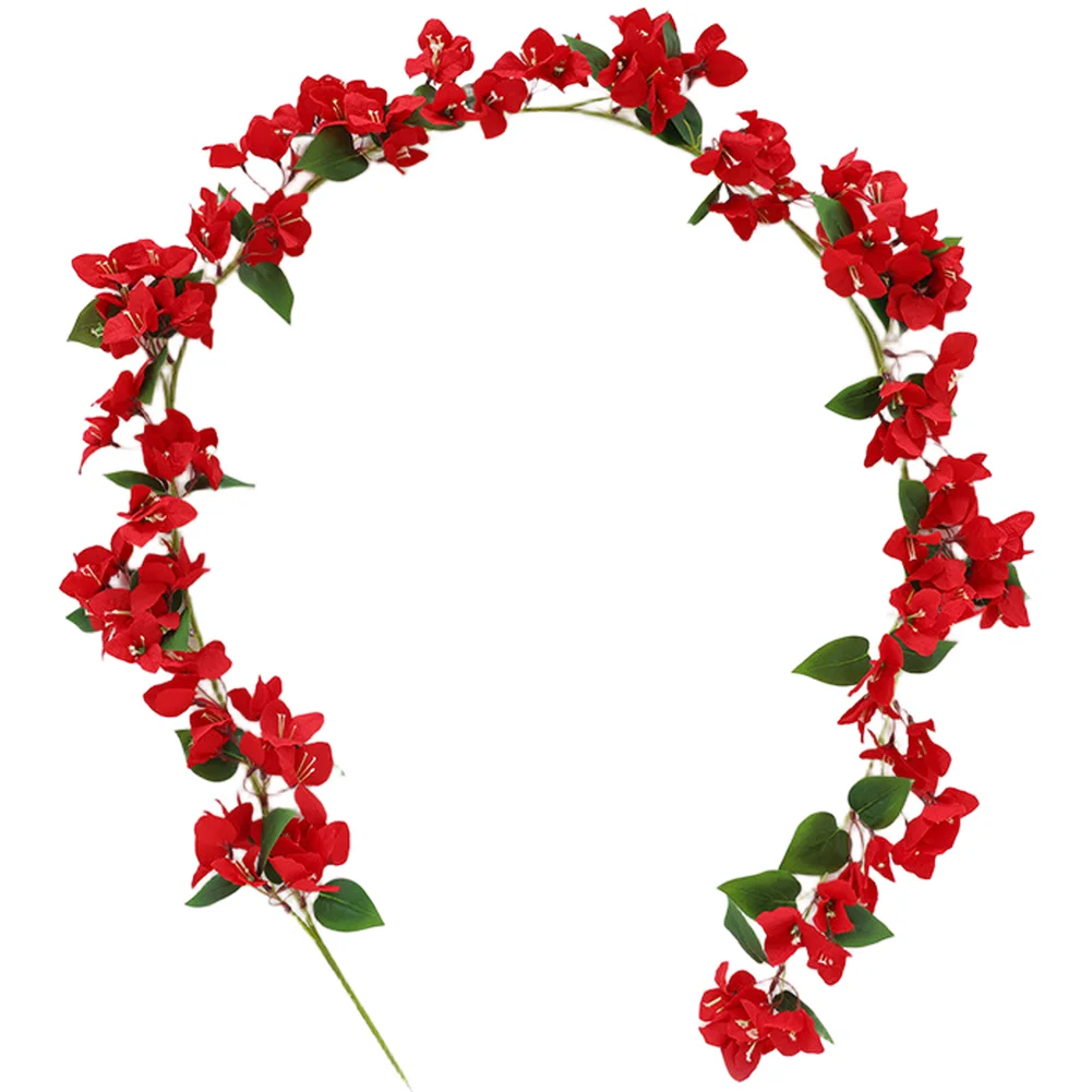 Silk Simulation Delphinium Flower Vine with Injection Molded Wire for Door and Landscape Floral Decoration and Shaping