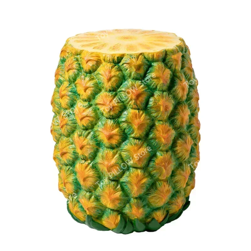 

Sweet cone ice cream stools, shoe changing donuts, pineapple American retro home decoration decorations