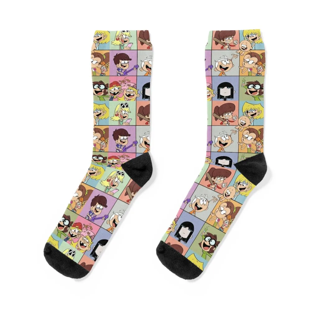 

The Loud House Socks hiking gym professional running Man Socks Women's