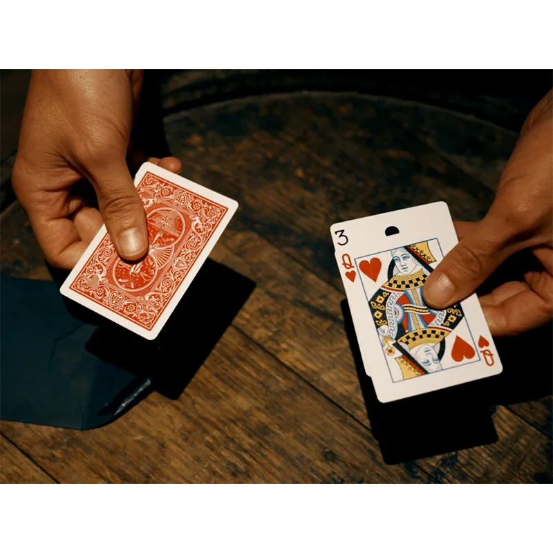 Royal-T By Gordon Bean Magiczne Sztuczki 3-kartowy Monte Gra Transpozycje Kart Zbliżeniowe Iluzje Uliczne Gimmiki Rekwizyty Mentalizmu