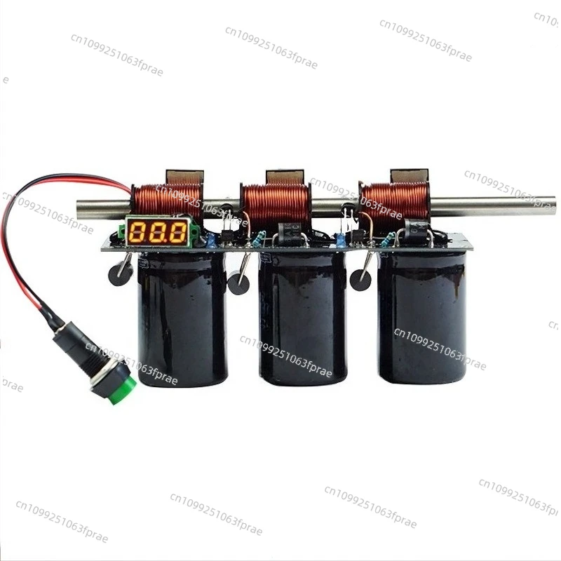 

Высоковольтная интегрированная электромагнитная пушка, простой многоступенчатый DIY-набор для создания катушечной пушки, учебная модель