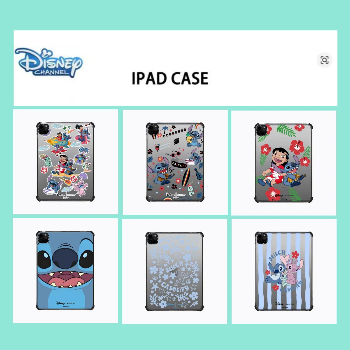 

Cute Cartoon Disney Stitch Tablet Case For IPad 9 8 7th Generation Air 4 5 6 10.9 Mini 6 Pro A16 11 inch Tablet TPU protective