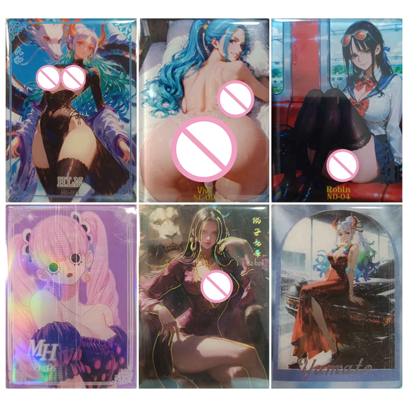 أنيمي قطعة واحدة بوا هانكوك ياماتو نيكو روبن نفرتاري دي فيفي بيرونا جمع بطاقات عيد الميلاد هدايا عيد ميلاد لعب الأطفال #1