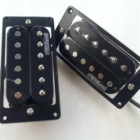 Captadores Humbucker Wilkinson Black Open Double Coil para Guitarra Elétrica - Peças para Guitarra