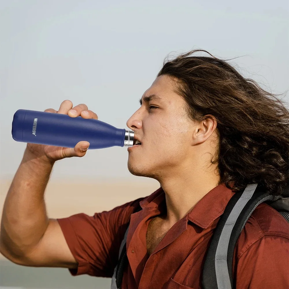 500ML Kubek termiczny ze stali nierdzewnej Sportowa butelka na wodę Zimne i gorące kubki termiczne Próżniowy kubek podróżny Termiczna butelka