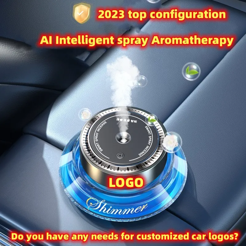 2023 new car smart fragrance starts with the car, lasting fragrance and odor removal, high-end spray car interior decoration