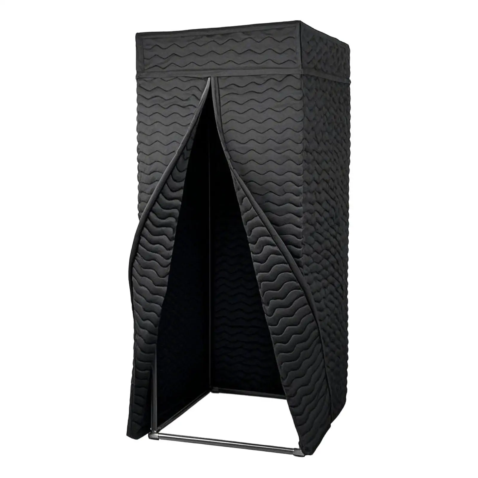 

Портативная вокальная кабина для предотвращения эха, простая установка, звукоизоляционная кабина для домашней студии звукозаписи, подходит для подкастинга и музыки.