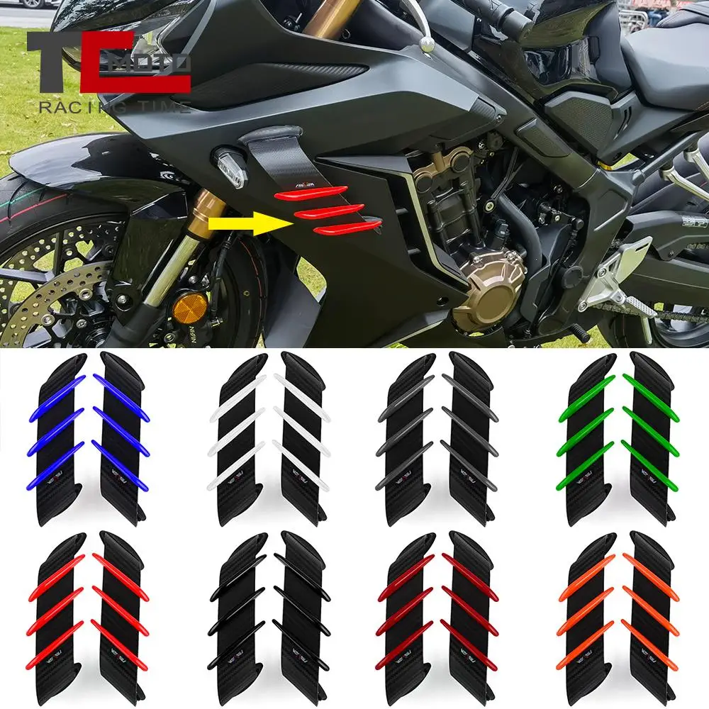 Motorcycle Winglet Aerodynamic Spoiler Wing For Ducati 848 899 959 1098 1198 1198S 1199 1299 Panigale V4 V4S V4R V2 Supersport S