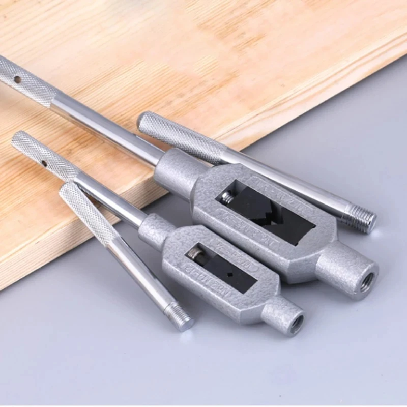 Chiave per rubinetto regolabile per maniglia per rubinetto filettato supporto per rubinetti a mano in acciaio strumenti per alesatore per
