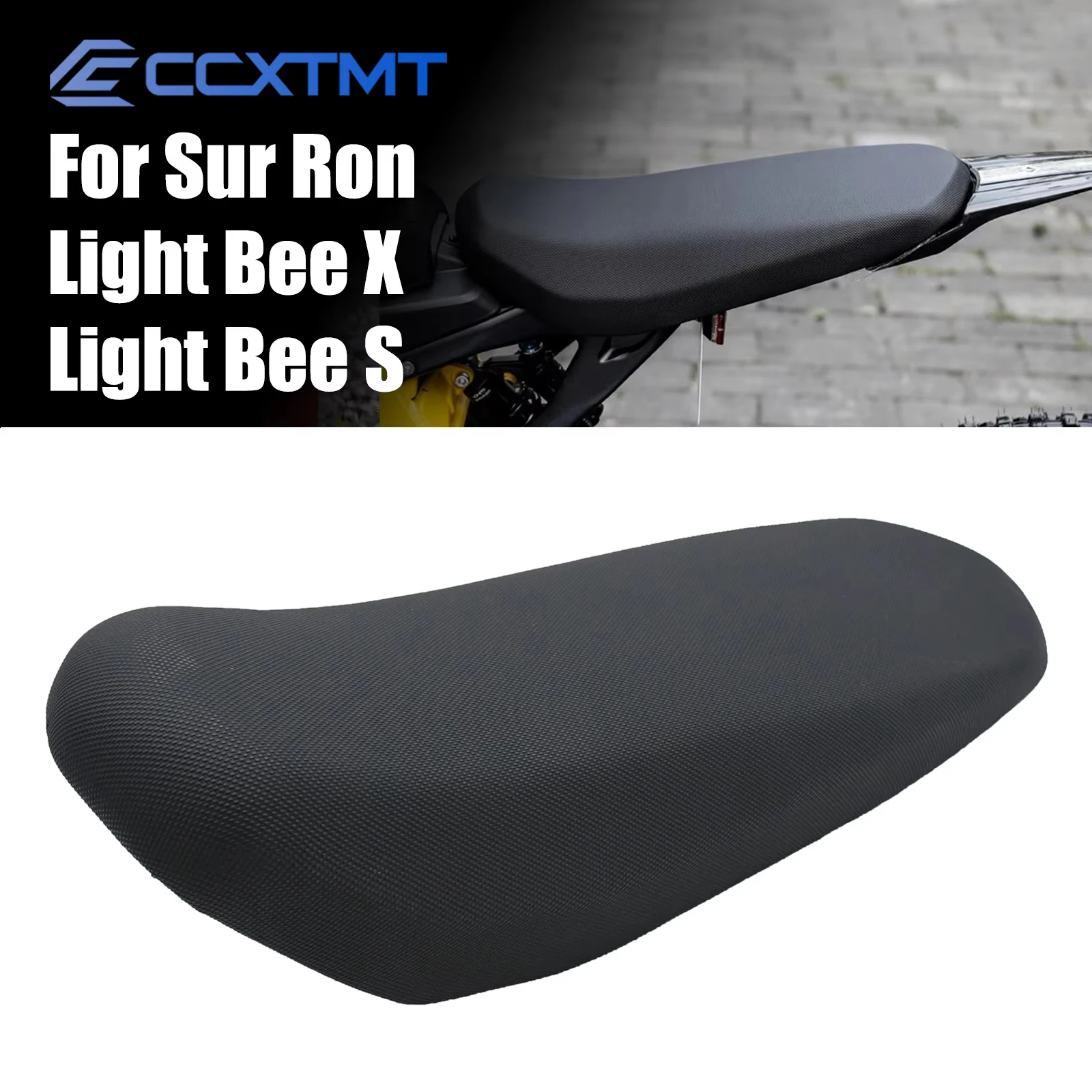 Cojín de asiento trasero de motocicleta eléctrica, piezas universales originales para asiento trasero de motocicleta, para Sur Ron Surron sur-ron Light Bee S & Light Bee X