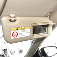 Gray Car Sun Visor for Toyota Camry UV Blocking Anti Glare with Makeup Mirror Universal Fit Driver Passenger Side