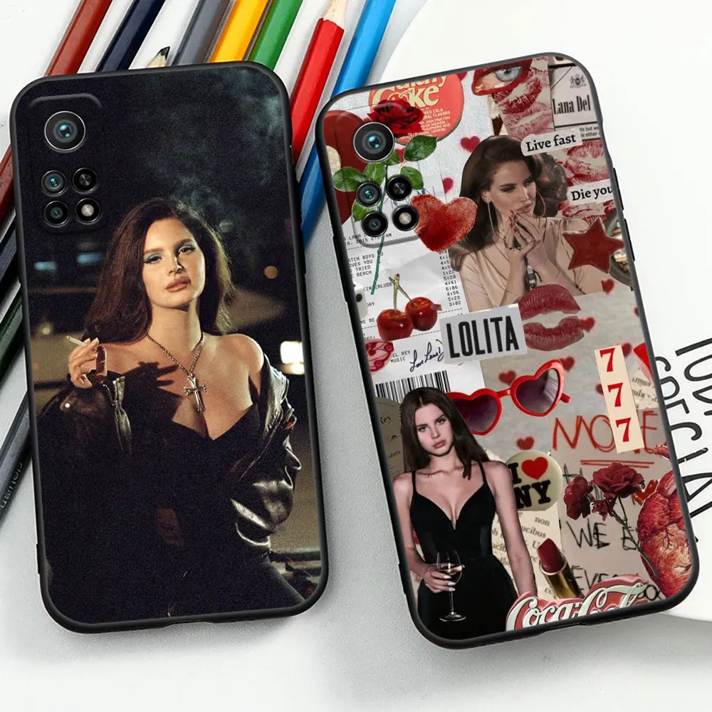 Lana Del Rey Singer Phone Case For Xiaomi Mi 13 13T 12 12T 12S 12X 11 11T 10 10T 9 8 Black Shark 5 4 3 Pro Lite 4G 5G Cover Capa