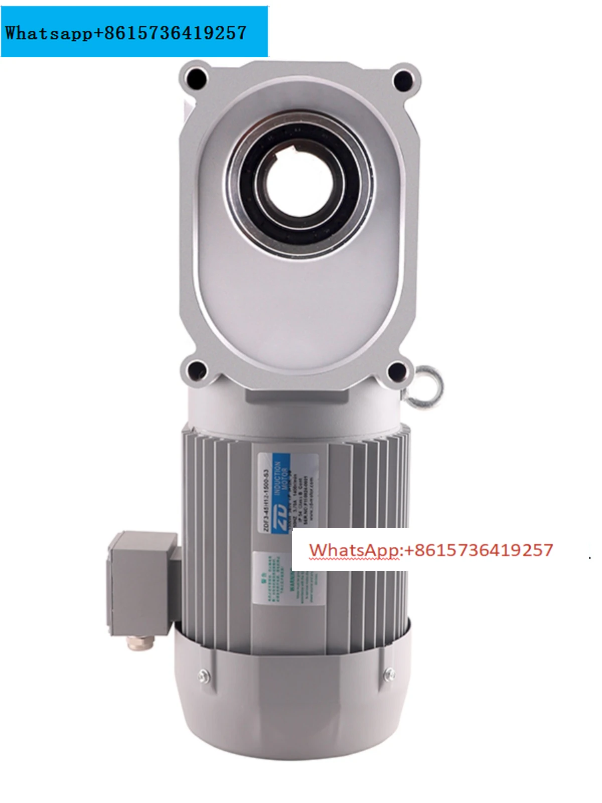 ZD Zhongli Dezhuan Hyperbolic Three Phase, Single Phase, Medium Air Solid Axis 200w400w Gear Right Angle Reducer